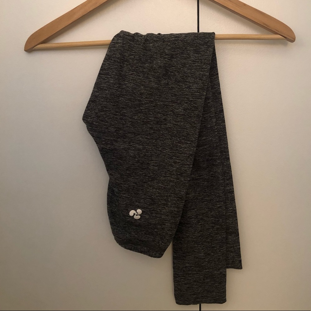Grey triple flip leggings